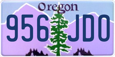 OR license plate 956JDO