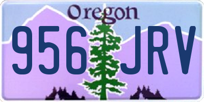 OR license plate 956JRV