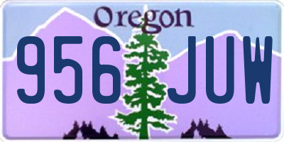 OR license plate 956JUW
