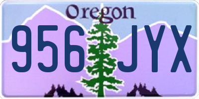 OR license plate 956JYX