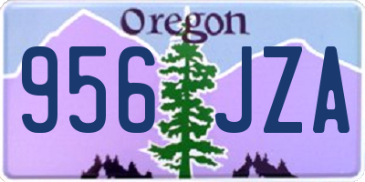 OR license plate 956JZA