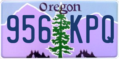 OR license plate 956KPQ
