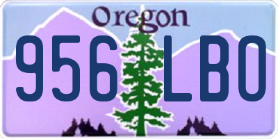 OR license plate 956LBO