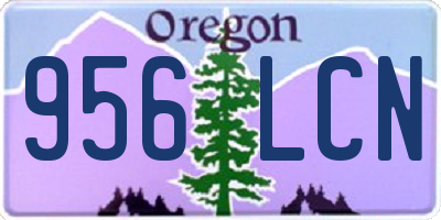 OR license plate 956LCN