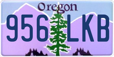 OR license plate 956LKB