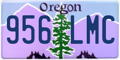 OR license plate 956LMC