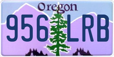 OR license plate 956LRB