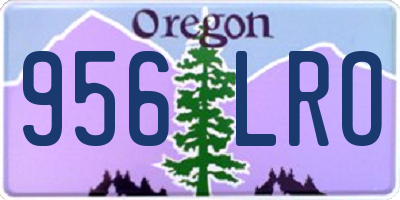 OR license plate 956LRO