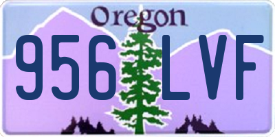 OR license plate 956LVF