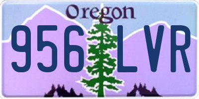 OR license plate 956LVR