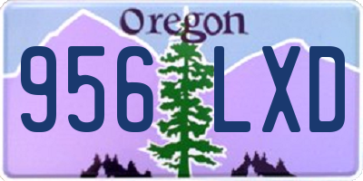 OR license plate 956LXD