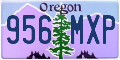 OR license plate 956MXP