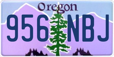 OR license plate 956NBJ