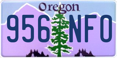OR license plate 956NFO