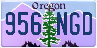 OR license plate 956NGD