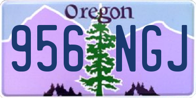 OR license plate 956NGJ