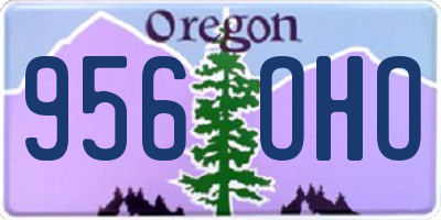 OR license plate 956OHO