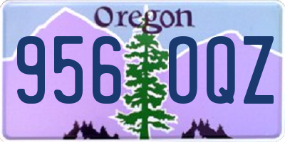 OR license plate 956OQZ