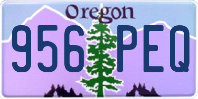 OR license plate 956PEQ