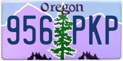 OR license plate 956PKP