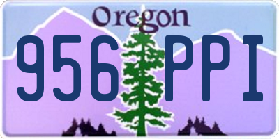 OR license plate 956PPI