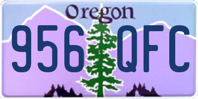OR license plate 956QFC