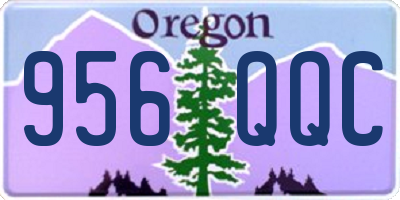 OR license plate 956QQC
