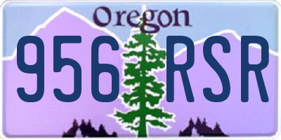 OR license plate 956RSR