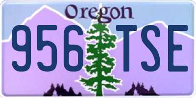 OR license plate 956TSE