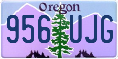 OR license plate 956UJG