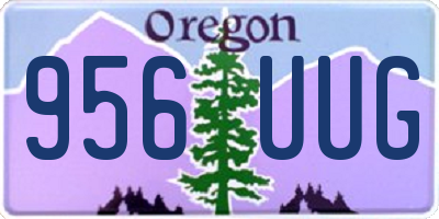 OR license plate 956UUG