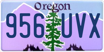 OR license plate 956UVX
