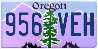 OR license plate 956VEH