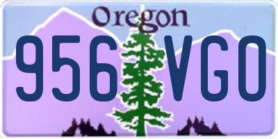 OR license plate 956VGO