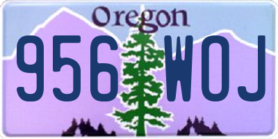 OR license plate 956WOJ