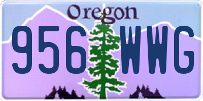 OR license plate 956WWG
