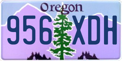 OR license plate 956XDH
