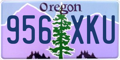 OR license plate 956XKU