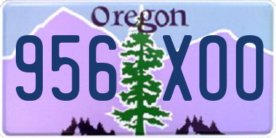 OR license plate 956XOO