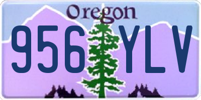 OR license plate 956YLV