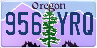 OR license plate 956YRQ