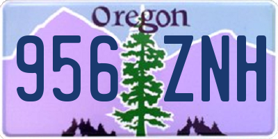OR license plate 956ZNH