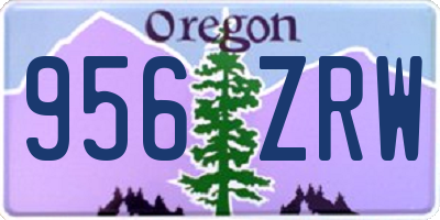 OR license plate 956ZRW