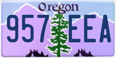 OR license plate 957EEA