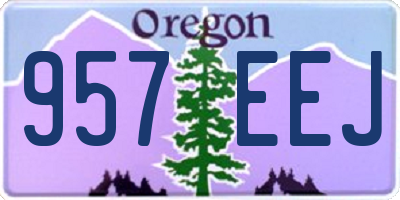 OR license plate 957EEJ