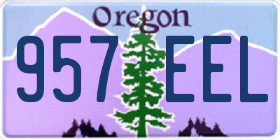 OR license plate 957EEL