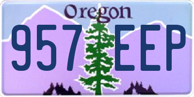 OR license plate 957EEP