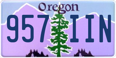 OR license plate 957IIN