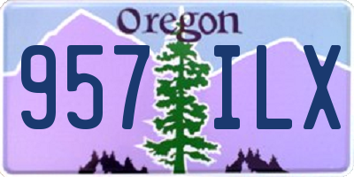 OR license plate 957ILX