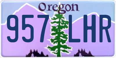 OR license plate 957LHR